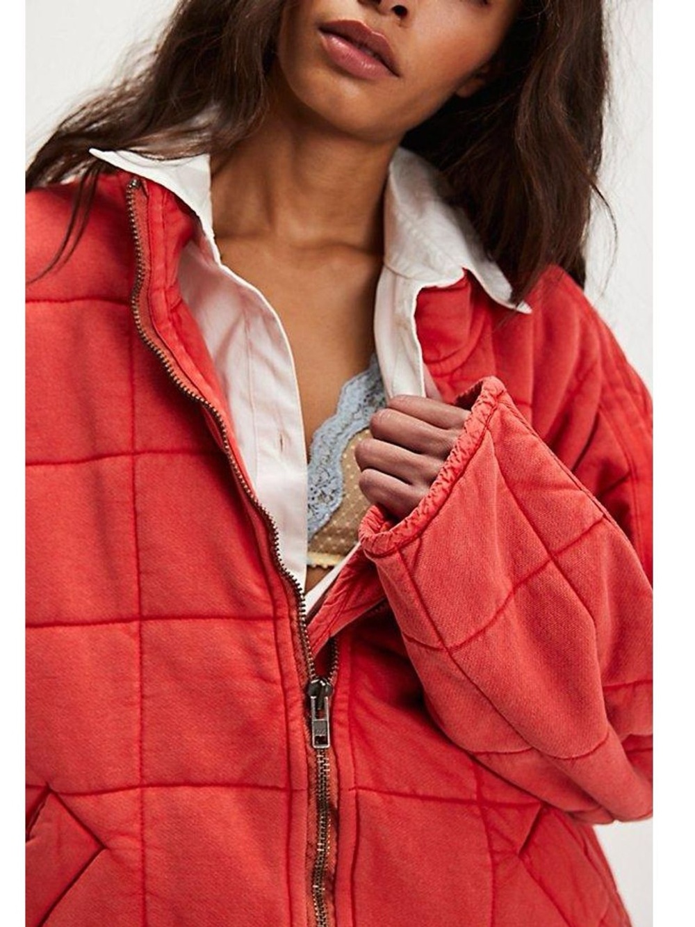 NWOT Free People Dolman Quilted Knit Jacket - Picture 2 of 13